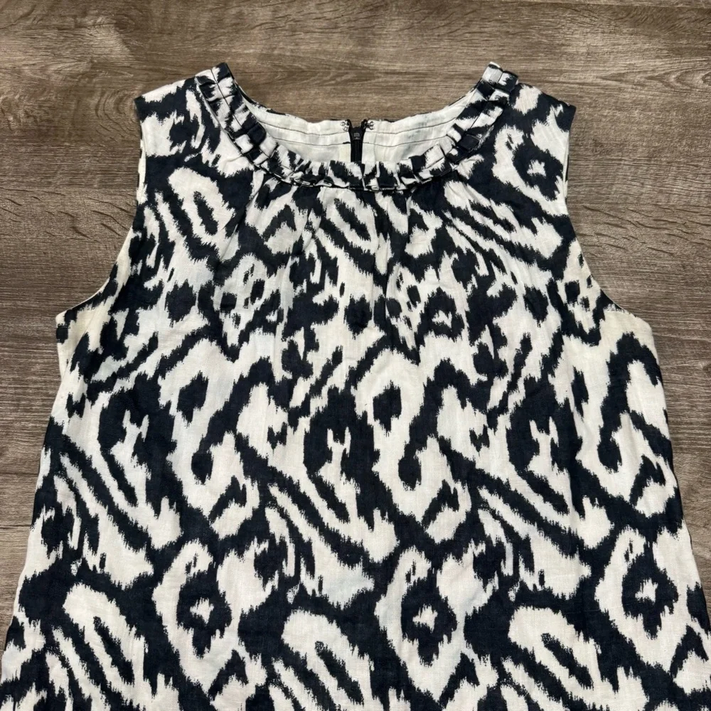 Ann Taylor LOFT Sleeveless Linen & Cotton Dress Size 4 Petite